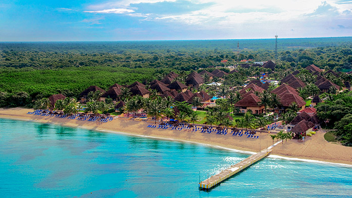 Allegro Cozumel Resort Aerial View