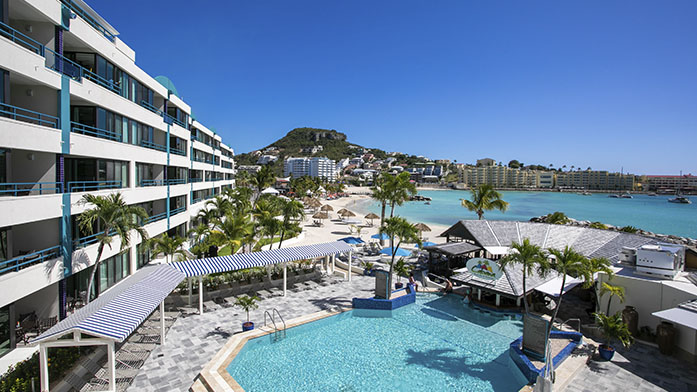 Royal Palm Beach Resort aerial pool
