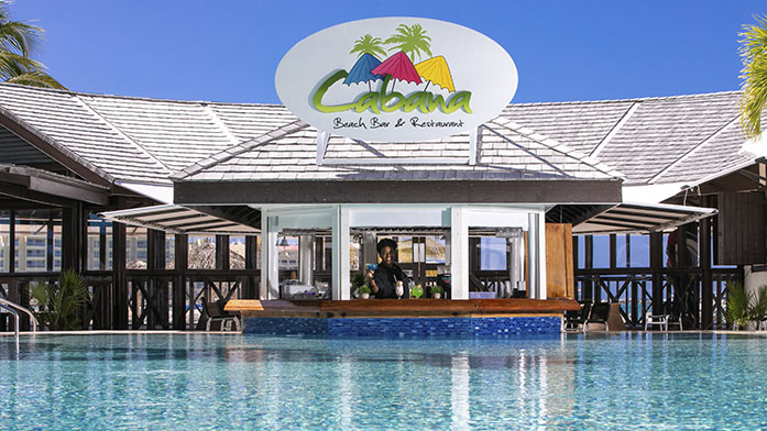 Royal Palm Beach Resort cabana pool