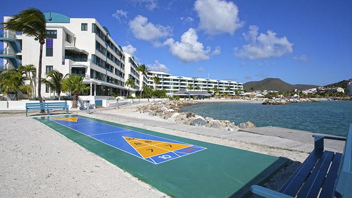 Royal Palm Beach Resort pool shuffleboard