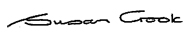 Susan Crook Signature